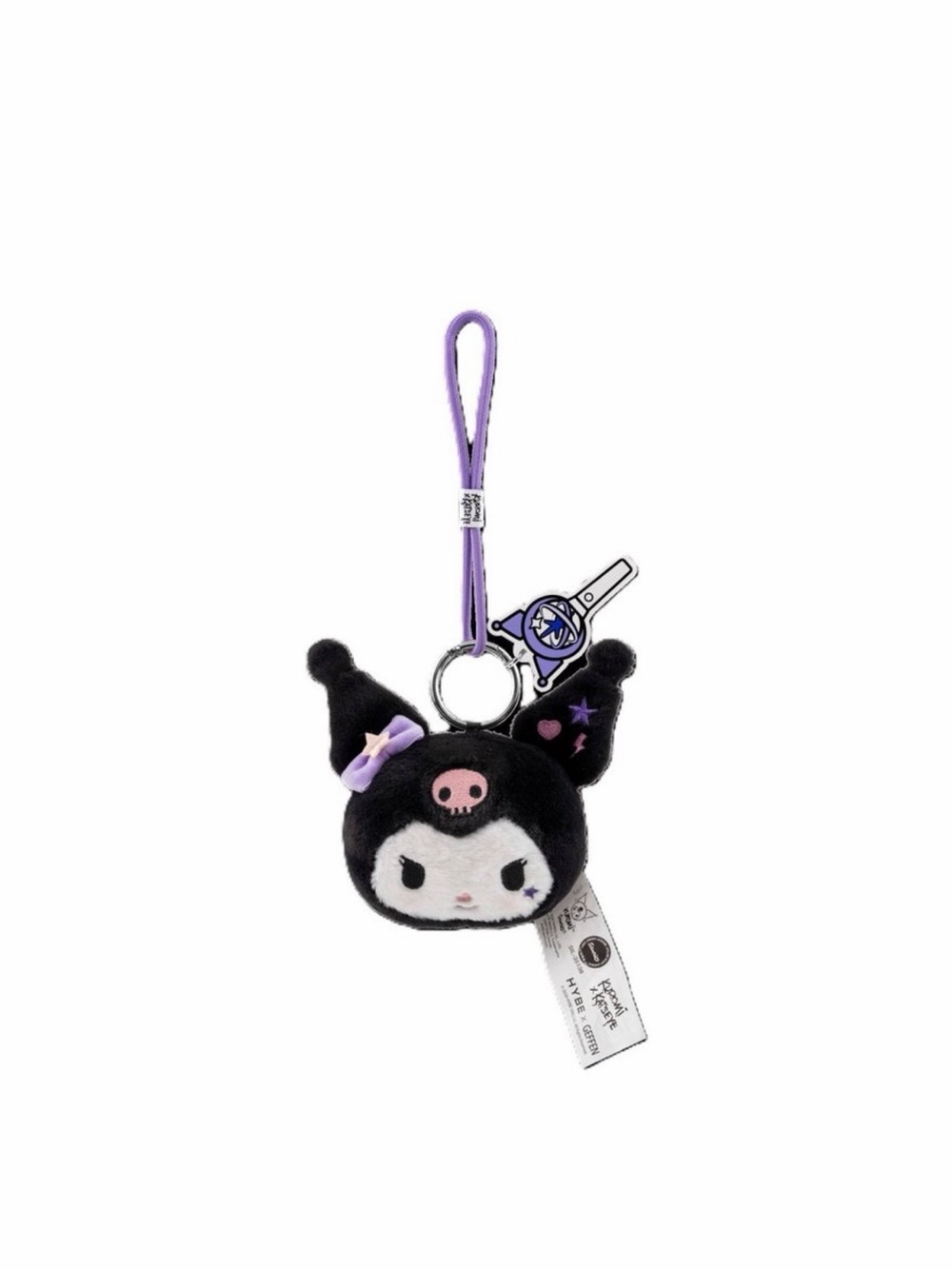 Kuromi X Katseye Plush Keychain/Bag Charm